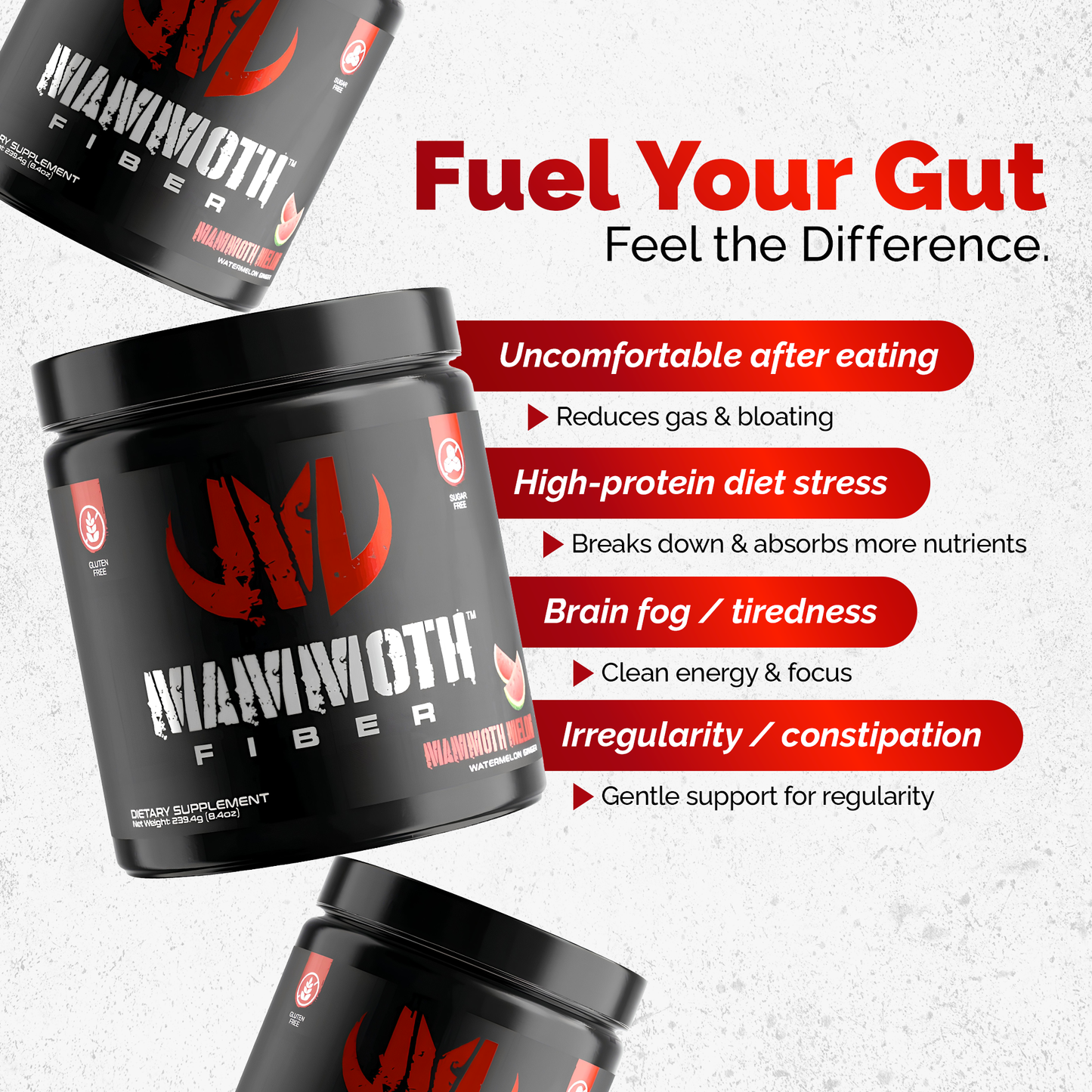 Mammoth Fiber Two Pack (60 Servings) - Get Mammoth Fiber