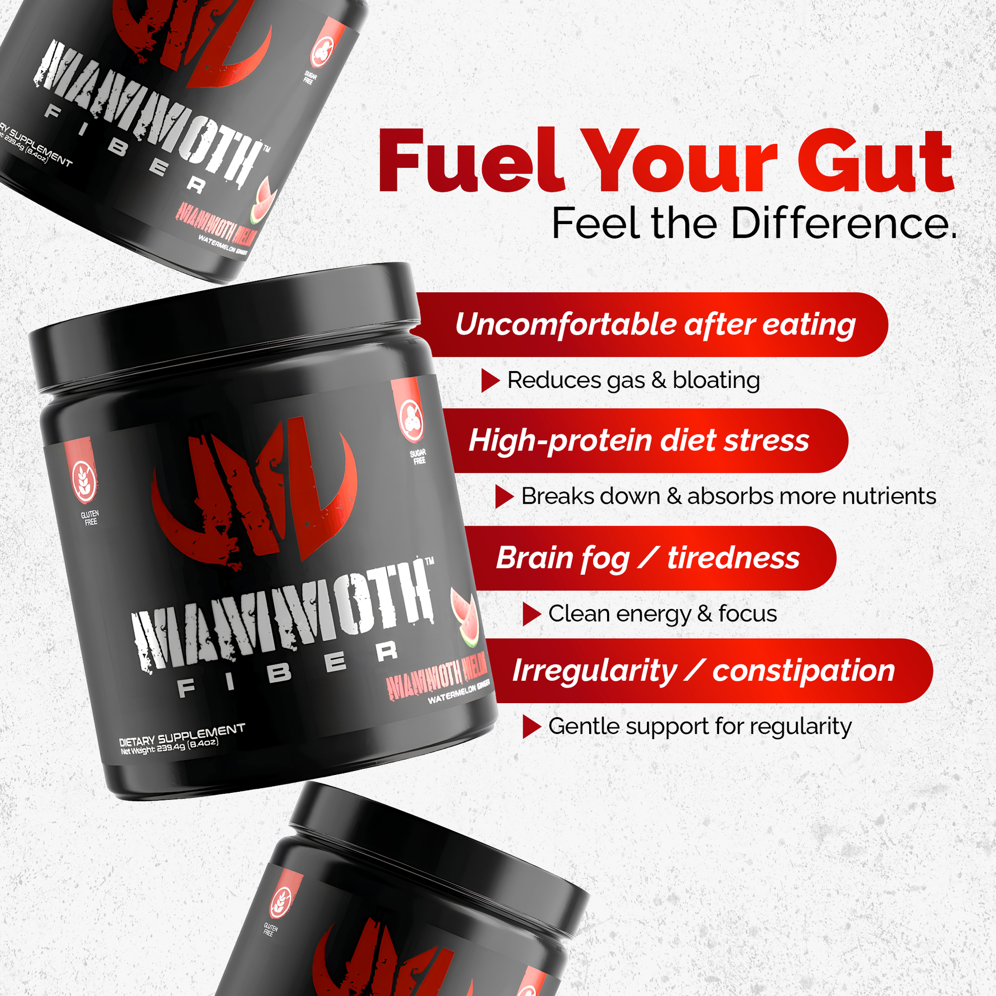 Mammoth Fiber Two Pack (60 Servings) - Get Mammoth Fiber